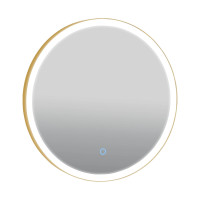 Дзеркало "Lorenzo" gold D-50 sensor з підсвічуванням