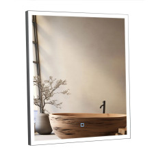 Дзеркало "Luce" black 60x70 sensor з підсвічуванням