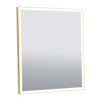 Зеркало "Luce" gold 60x70 sensor с подсветкой