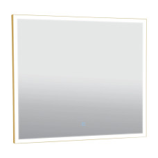 Дзеркало "Luce" gold 80x70 sensor з підсвічуванням