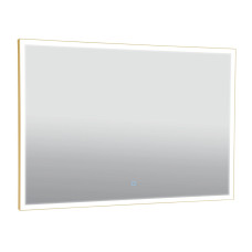 Дзеркало "Luce" gold 100x70 sensor з підсвічуванням