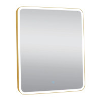 Дзеркало "Donato" gold 60х70 sensor з підсвічуванням