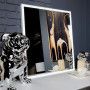 Зеркало "Luce" white 80x70 sensor с подсветкой