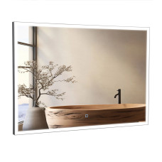 Дзеркало "Luce" black 100x70 sensor з підсвічуванням