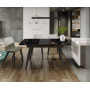 Стол ДЕНВЕР 120(160)*80*76 RICHMOND BLACK (9mm)