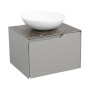Тумба AMADEO (019/STONE-GREY-MATT) стіл. Lam Emp Ext 60 см з ум. Zero 46 см