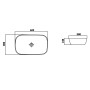 Умивальник Delos Line Curve Max