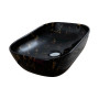 Умывальник Venus Dark Gold Curve Marble