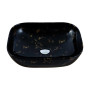 Умывальник Venus Dark Gold Curve Marble