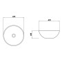 Умивальник Venus Light Bowl Marble