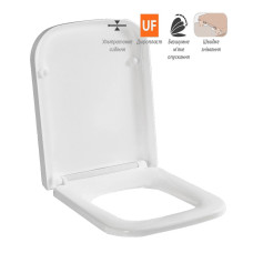 Кришка для унітазу Noura Slim Soft-Close 9SC1571001