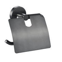 8126 GLORIA GUN METAL Тримач для паперу закритий