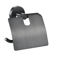 8126 GLORIA GUN METAL Тримач для паперу закритий