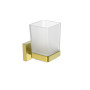 8921C ORLANDO GOLD Стакан для зубных щеток, стекло