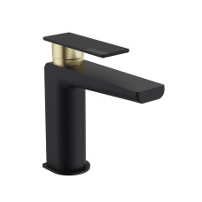 Змішувач для умивальника Куба 01 Black matt
