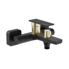 Змішувач для ванної Куба 03 Black matt