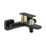 Змішувач для ванної Куба 03 Black matt
