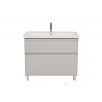 Тумба Еліт підлогова 100 см з умивальником Еліт (Мокко)