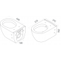 Унітаз консольний City 018700 з кришкою Slim Soft-Close 9SC1061S01