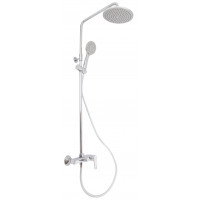 Душова система AQUA 4350 з змішувачем для душу (ручна і потолочна лійки в комплекті)