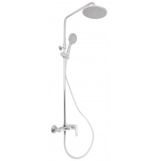 Душова система AQUA 4350 з змішувачем для душу (ручна і потолочна лійки в комплекті)