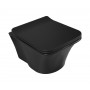 Унитаз подвесной безободковый Ibiza антрацит 018900 с крышкой Slim Soft-Close 9SC1211S02