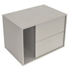 LINEA Тумба приліжкова "STONE-GREY-MATT" права