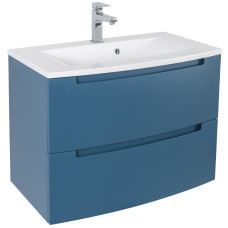 Меблі HEADWAY MARITIME-BLUE-MATT 80 см з умивальником Дельта (консольні)