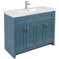 Тумба WATERFORD (STIFFKEY-BLUE-MATT) з умивальником 100 см підлогова