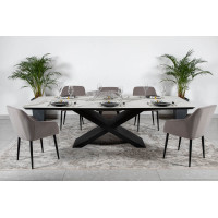 Стіл BELFORT 260х120х76 Laminam Bianco Statuario Venato (5mm)