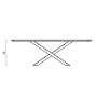 Стіл BELFORT 260х120х76 Laminam Bianco Statuario Venato (5mm)