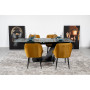 Стол Луара 140(200)*80*76 Laminam Verde Alpi Lucidato (5mm)