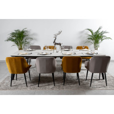 Стіл DETROIT 260х120х76 Laminam Bianco Statuario Venato (5mm)