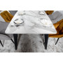 Стол DETROIT 260х120х76 Laminam Bianco Statuario Venato (5mm)