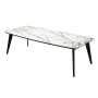 Стіл DETROIT 240х100х76 Laminam Invisible white (5mm)