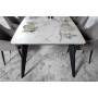 Стіл DETROIT 240х100х76 Laminam Invisible white (5mm)