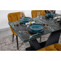 Стіл ЛУАРА 160(240)*90*76 Laminam Verde Alpi Lucidato (5mm)