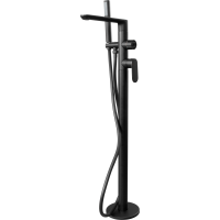 TURINO 02 BLACK MATTE Смеситель для напольной ванны