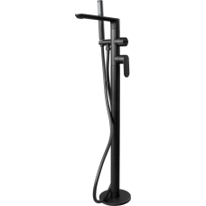 TURINO 02 BLACK MATTE Змішувач для ванни підлоговий