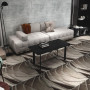 Стіл журнальний Калі 120x60x45 (Скло чорне)