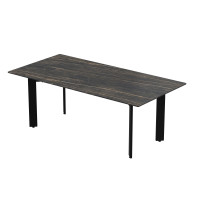 Стол журнальный Кали 120x60x45 NAMIBA BLACK (9mm)