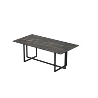 Стол журнальный Дуэро 120x60x45 NAMIBIA BLACK (9mm)
