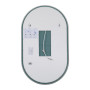 Зеркало Solar 60x100 см UNI sensor с овальным подсветкой.