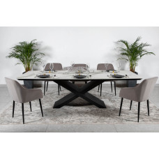Стіл BELFORT 240х100х76 Laminam Bianco Statuario Venato (5mm)