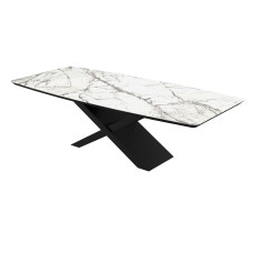 Стіл BELFORT 240х100х76 Laminam Invisible white (5mm)