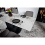 Стіл ЛУАРА 160(200)*90*76 Laminam Invisible white (5mm)