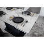 Стіл ЛУАРА 160(200)*90*76 Laminam Invisible white (5mm)