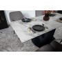 Стіл ЛУАРА 160(200)*90*76 Laminam Invisible white (5mm)