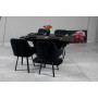 Стіл ЛУАРА 160(200)*90*76 Laminam Naturali Noir Desir (3mm)