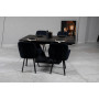 Стіл ЛУАРА 160(200)*90*76 Laminam Naturali Noir Desir (3mm)